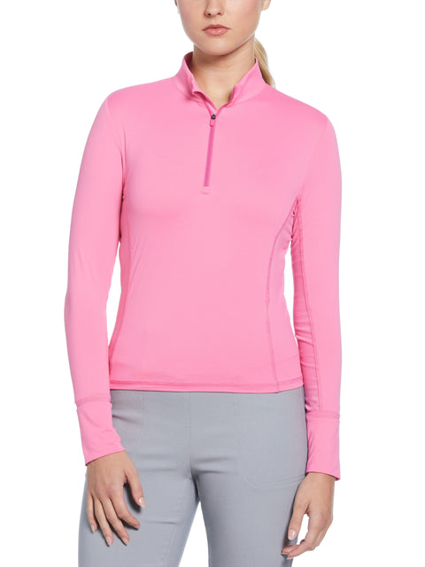 Womens Waist Length Sun Protection Shirt (Cheeky Pink) 