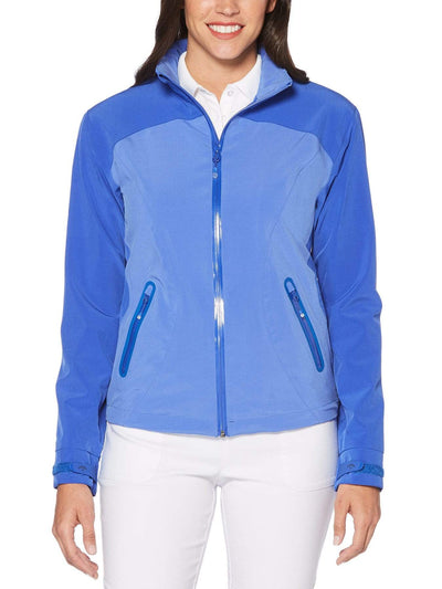 Womens Waterproof Tonal Panel Jacket Jackets