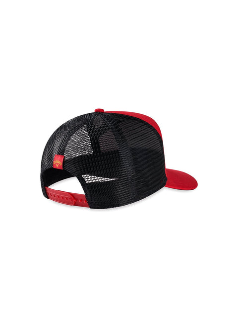 7 Panel Trucker Hat-Hats-Red-NS-Callaway