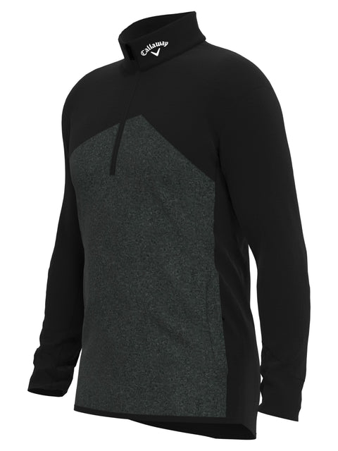 Aquapel Ultra Light 1/4 Zip Pullover (Caviar) 