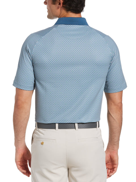 Big & Tall Allover Chevron Print Golf Polo-Polos-Callaway