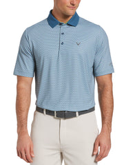 Big & Tall Allover Chevron Print Golf Polo-Polos-Real Teal-5XLT-Callaway