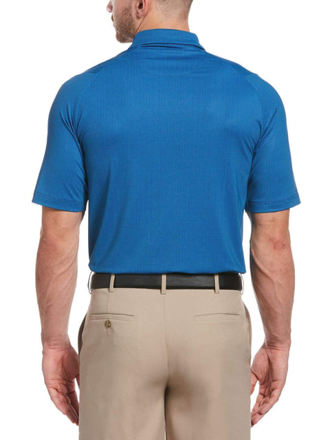 Big & Tall Allover Micro Print Swing Tech Polo-Polos-Callaway Apparel