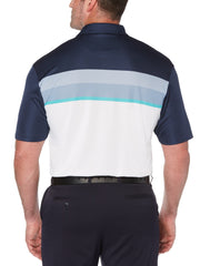 Big & Tall Birdseye Chest Stripe Polo-Polos-Callaway