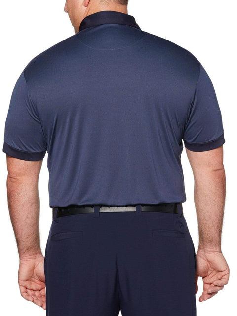 Big & Tall Birdseye Color Block Polo-Polos-Callaway