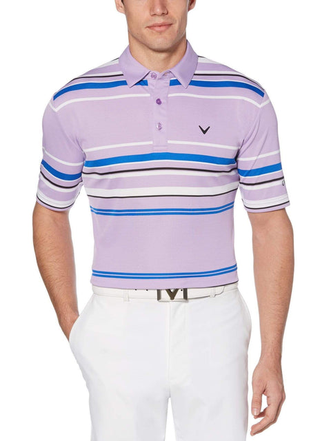 Big & Tall Birdseye Stripe Polo-Polos-Fairy Wren-3XLT-Callaway Apparel