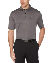 Big & Tall Birdseye Swing Tech Polo Polos Black Heather / LT