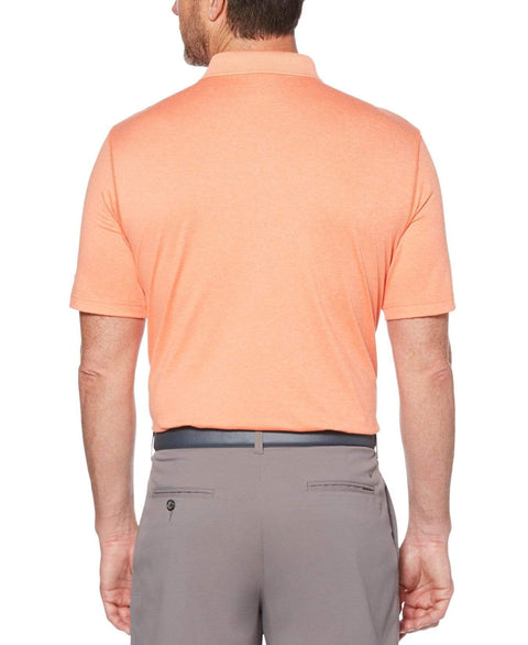 Big & Tall Cooling Heathered Polo With Chevron Polos