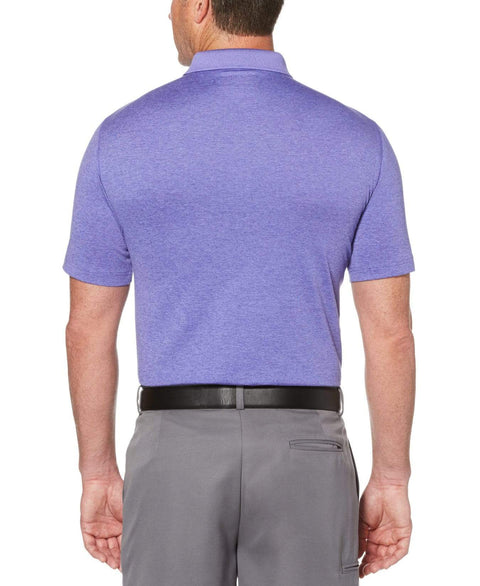 Big & Tall Cooling Heathered Polo With Chevron Polos