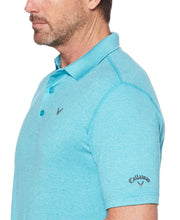 Big & Tall Cooling Heathered Polo With Chevron Polos