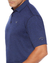 Big & Tall Cooling Heathered Polo With Chevron Polos