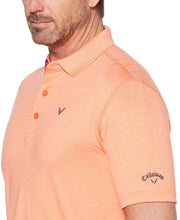 Big & Tall Cooling Heathered Polo With Chevron Polos