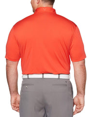 Big & Tall Cooling Micro Hex Polo with Chevron-Polos-Callaway Apparel