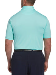 Big & Tall Cooling Micro Hex Polo with Chevron-Polos-Callaway Apparel