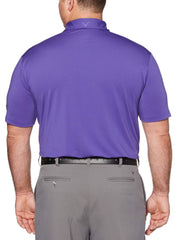 Big & Tall Cooling Micro Hex Polo with Chevron-Polos-Callaway Apparel