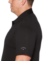 Big & Tall Cooling Micro Hex Polo with Chevron-Polos-Callaway Apparel