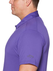 Big & Tall Cooling Micro Hex Polo with Chevron-Polos-Callaway Apparel