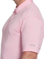 Big & Tall Cooling Micro Hex Polo with Chevron-Polos-Callaway Apparel