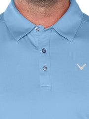 Big & Tall Cooling Micro Hex Polo with Chevron-Polos-Callaway