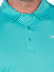 Big & Tall Cooling Micro Hex Polo with Chevron-Polos-Callaway Apparel