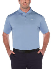 Big & Tall Cooling Micro Hex Polo with Chevron-Polos-Infinity-XLT-Callaway Apparel