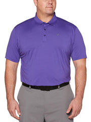 Big & Tall Cooling Micro Hex Polo with Chevron-Polos-Liberty-1X-Callaway Apparel