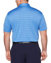 Big& Tall Core Ventilated Stripe Polo with Chevron Polos Marina / 1X