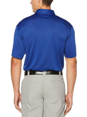 Big & Tall Denim Jacquard Polo-Polos-Callaway Apparel