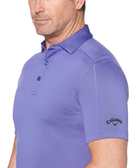 Big & Tall Denim Jacquard Polo Polos