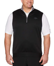 Big & Tall Dual Action 1/4 Zip Vest Jackets Caviar / 1X