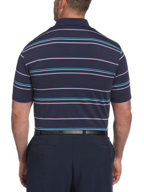 Big & Tall Engineered Roadmap Textured Polo-Polos-Callaway