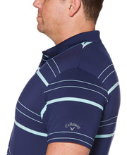 Big & Tall Fashion Stripe Polo Polos