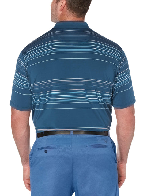 Big & Tall Fine Line Roadmap Stripe Polo-Polos-Callaway