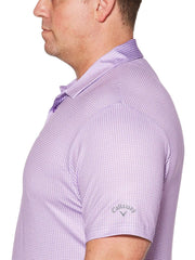 Big & Tall Houndstooth Printed Polo Polos