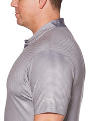 Big & Tall Houndstooth Printed Polo Polos