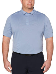 Big & Tall Jacquard Swing Tech Polo-Polos-Brunnera Blue-3XLT-Callaway Apparel