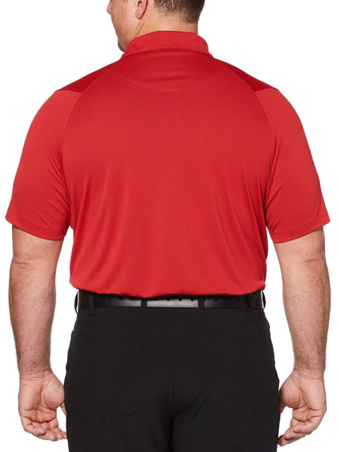 Big & Tall Jacquard Swing Tech Polo-Polos-Callaway Apparel