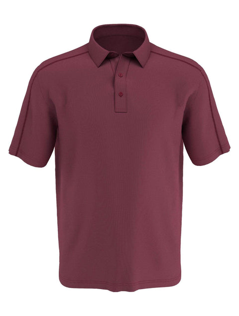 Big & Tall Jacquard Swing Tech Polo-Polos-Red Velvet-3X-Callaway