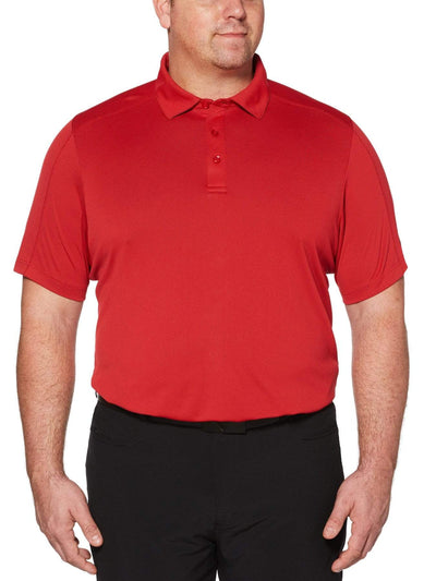 Big & Tall Jacquard Swing Tech Polo-Polos-Tango Red-4X-Callaway Apparel