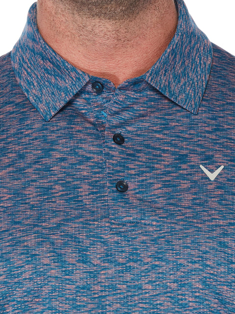 Big & Tall Marled Jacquard Polo-Polos-Callaway