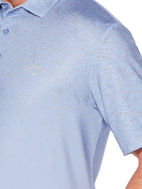 Big & Tall Motion Print Polo-Polos-Callaway Apparel