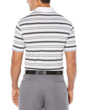 Big & Tall Opti-Soft Heather Striped Polo Polos