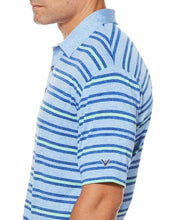 Big & Tall Opti-Soft Heather Striped Polo Polos