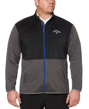 Big & Tall Opti-Therm Full-Zip Heathered Waffle Fleece Jacket Jackets Castlerock Heather / 2X