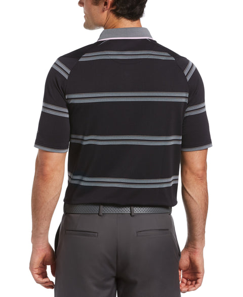 Big & Tall Oxford Stripe Golf Polo--Callaway