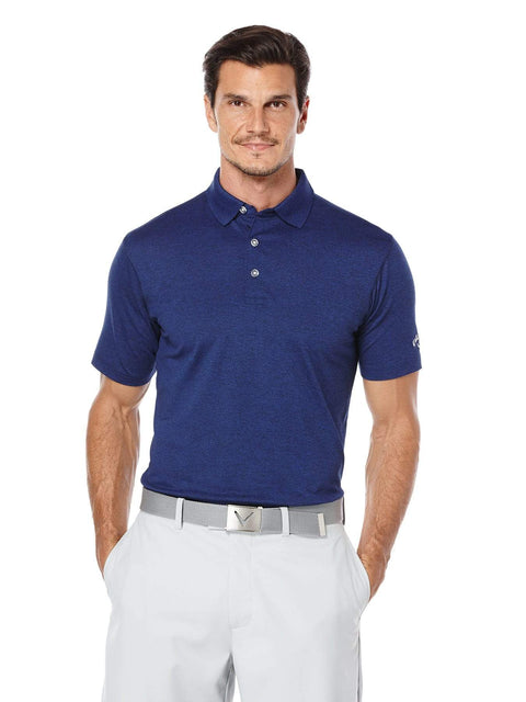 Big & Tall Performance Heathered Polo-Polos-Blueprint Heather-1X-Callaway Apparel