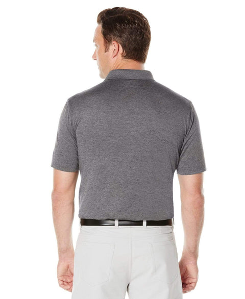 Big & Tall Performance Heathered Polo Polos Castlerock Heather / 1X