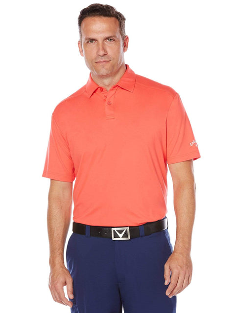 Big & Tall Performance Solid Polo-Polos-Cayenne-1X-Callaway Apparel