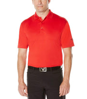 Big & Tall Performance Solid Polo Polos Tango Red / 1X