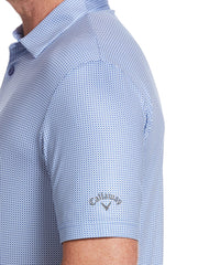 Big & Tall Printed Gingham Polo-Polos-Callaway